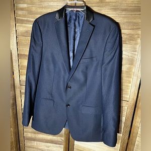 Alfani Men’s Dress Coat - Navy Blue